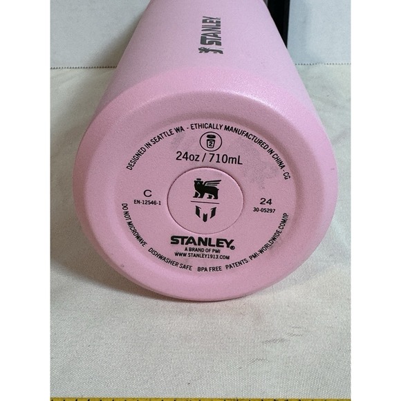 Stanley Aerolight IceFlow Flip Straw Messi GOAT 24 Oz Water Bottle LIMITED Pink - Picture 11 of 12
